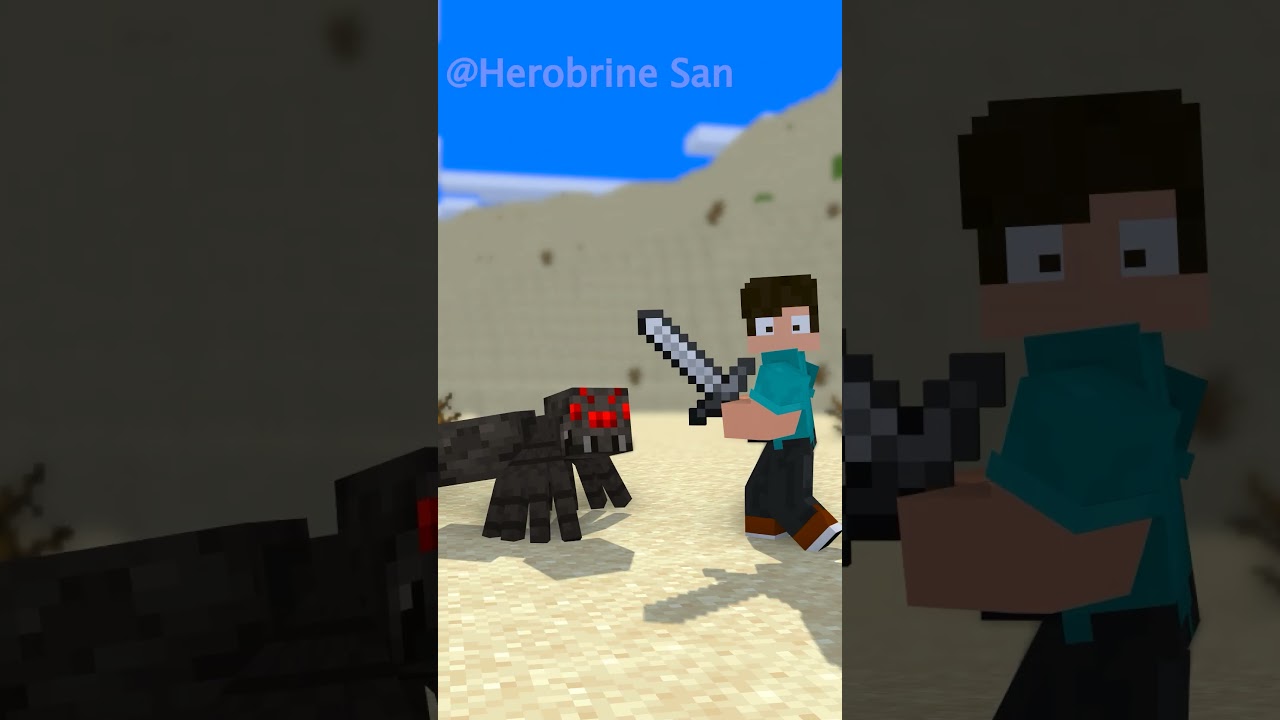 Spiders When The Night Ends Be Like Minecraft Shorts Michazike