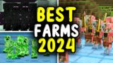 TOP 20 FARMS OF 2024! Minecraft Bedrock 1.21