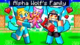 The ALPHA Wolf's FAMILY In Minecraft!