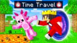 Using TIME TRAVEL To Help My Friends In Minecraft!