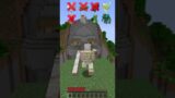 Which Mob Survives Fall Damage in Minecraft? #minecraft #meme #memes #shorts