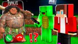 Why Creepy MAUI from MOANA CALLING to JJ and MIKEY at 3am? – in Minecraft Maizen