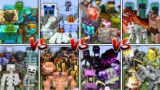 BOSSES vs BOSSES TOURNAMENT in Minecraft Mob Battle