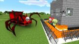 Choo Choo Charles vs. Security House – Minecraft