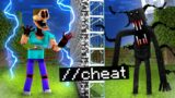 I Secretly CHEATED In a MINECRAFT SCARY MOB BATTLE Competition!