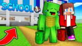 Mikey and JJ Were Kicked Out of the School in Minecraft (Maizen)