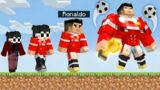 Minecraft, But I Become RONALDO!