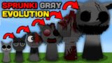 Minecraft But I Evolve SPRUNKI GRAY PHASE 0-9