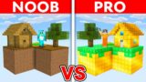 NOOB vs PRO: MILLIONAIRE SKYBLOCK Build Challenge in Minecraft