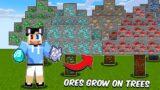 ORES GROW on TREES in Minecraft! (Tagalog)