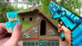 Realistic Minecraft in Real Life POV – Diamond House RTX EN LA VIDA REAL LIFE