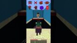 Squid Game Trapdoor vs Run Items #shorts #meme #minecraft