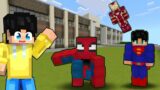 Using AVENGERS SUPERHERO to SAVE THE CITY in Minecraft! (Tagalog)