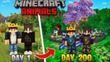 We Survived 200 Days in Alex's Mob in Minecraft (Hindi)