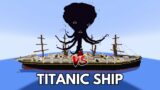 What happens if you Spawn Wither Storm on the TITANIC SHIP? Wither Storm vs TITANIC